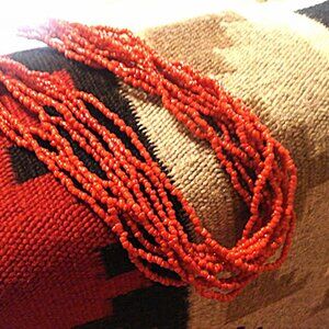 Navajo, Native American, 10 Strand, Seed Bead Necklace